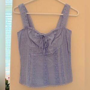 Princess Polly Stellah Top Blue